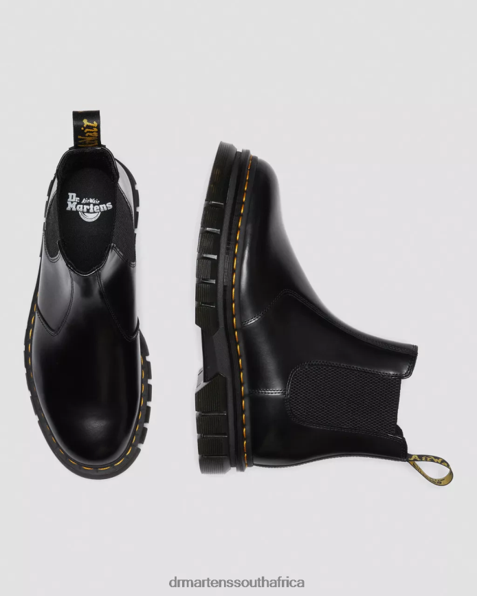 Rikard Polished Smooth Leather Chelsea Boots Dr. Martens Women Footwear 2J208N175 Black Polished Smooth