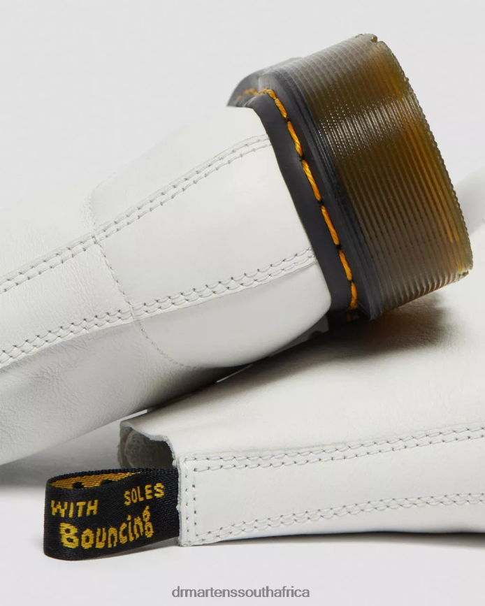 1460 Pascal Virginia Leather Boots Dr. Martens Women Footwear 2J208N68 White Virginia