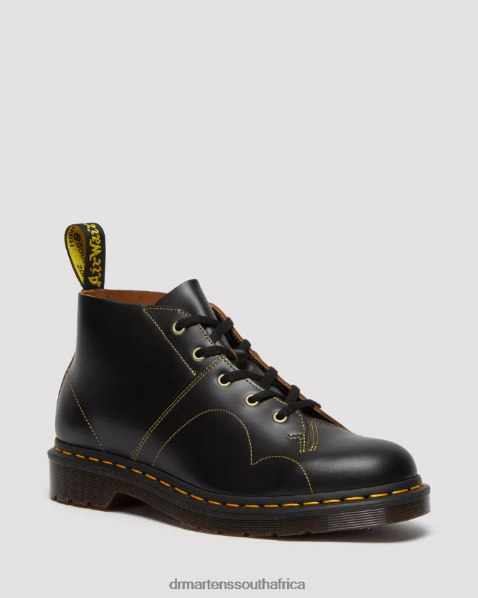 Church Vintage Monkey Boots Dr. Martens Women Footwear 2J208N44 Black Vintage Smooth