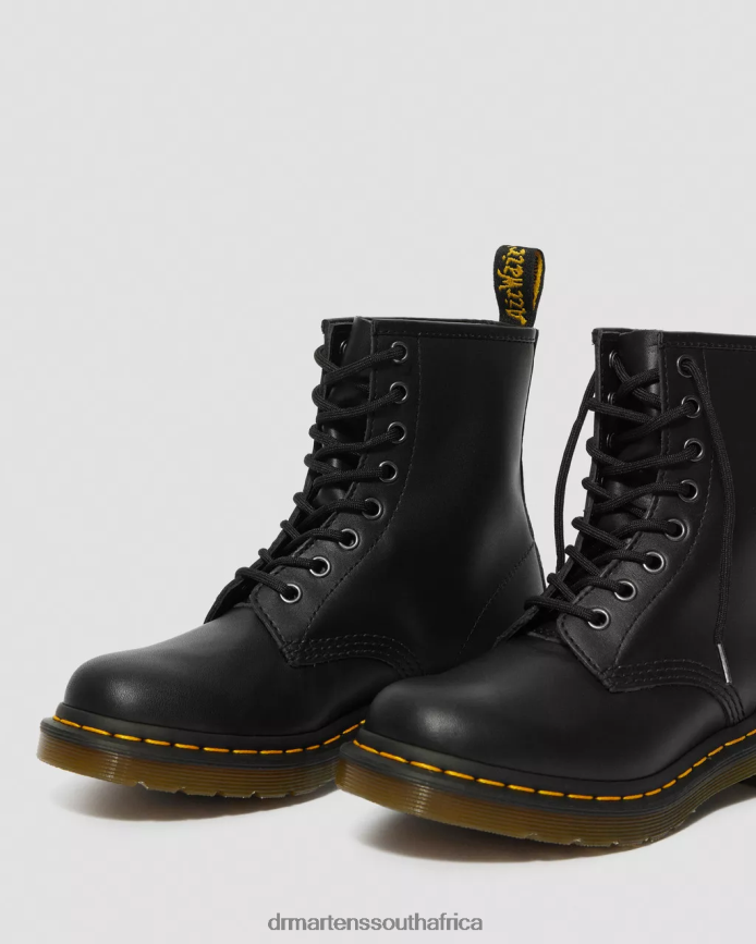 1460 Nappa Leather Lace Up Boots Dr. Martens Women Footwear 2J208N5 Black Nappa