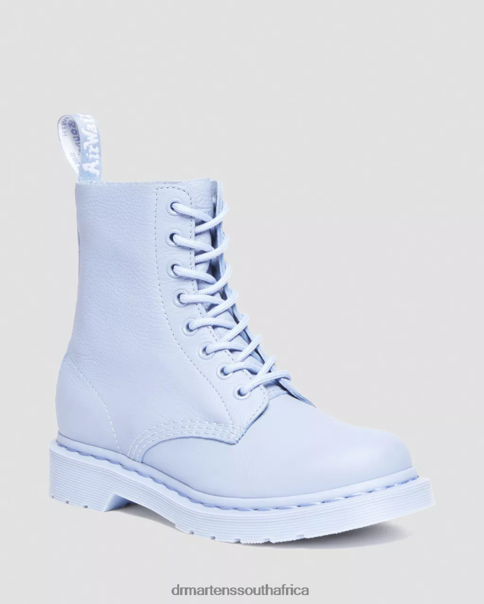 1460 Pascal Mono Lace Up Boots Dr. Martens Women Footwear 2J208N191 Zen Blue Virginia