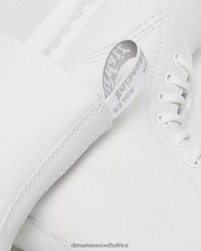 1460 Pascal Mono Lace Up Boots Dr. Martens Women Footwear 2J208N89 White Virginia