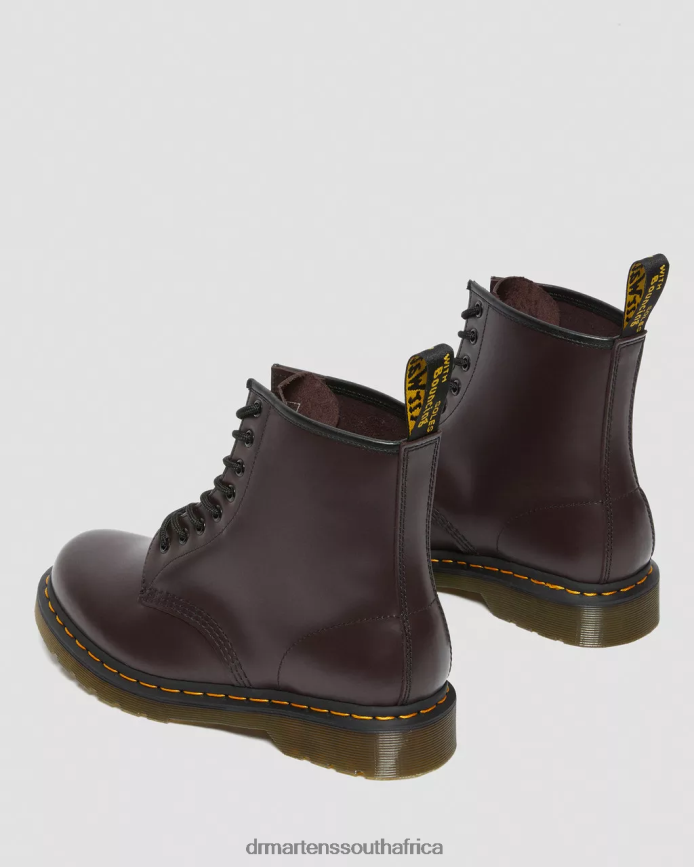 1460 Smooth Leather Lace Up Boots Dr. Martens Women Footwear 2J208N153 Burgundy Smooth