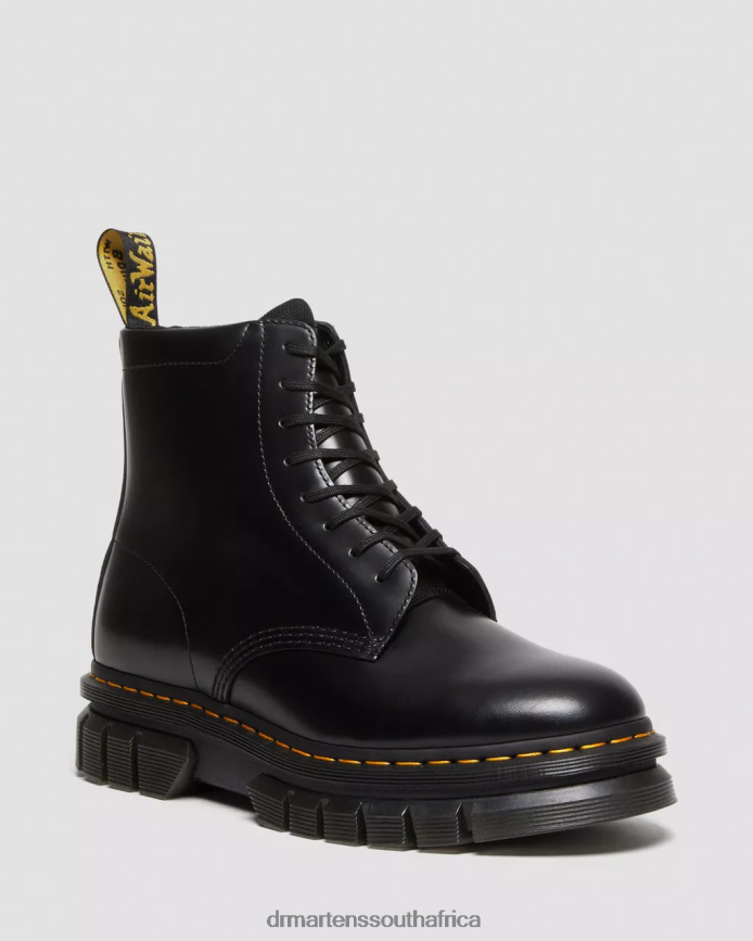 Rikard Smooth Leather Platform Lace Up Boots Dr. Martens Women Footwear 2J208N136 Black Polished Smooth