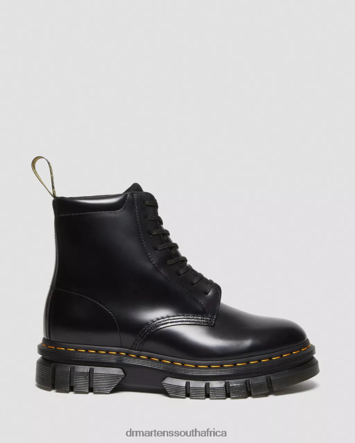 Rikard Smooth Leather Platform Lace Up Boots Dr. Martens Women Footwear 2J208N136 Black Polished Smooth