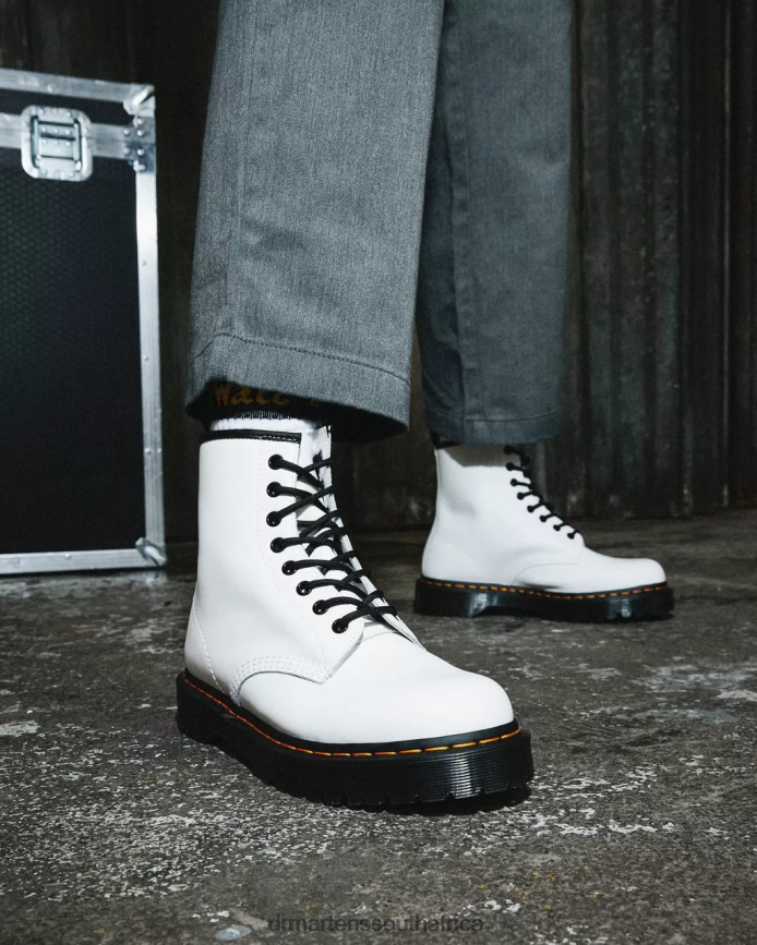 1460 Bex Smooth Leather Platform Boots Dr. Martens Women Footwear 2J208N183 White Smooth