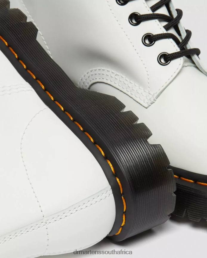 1460 Bex Smooth Leather Platform Boots Dr. Martens Women Footwear 2J208N183 White Smooth