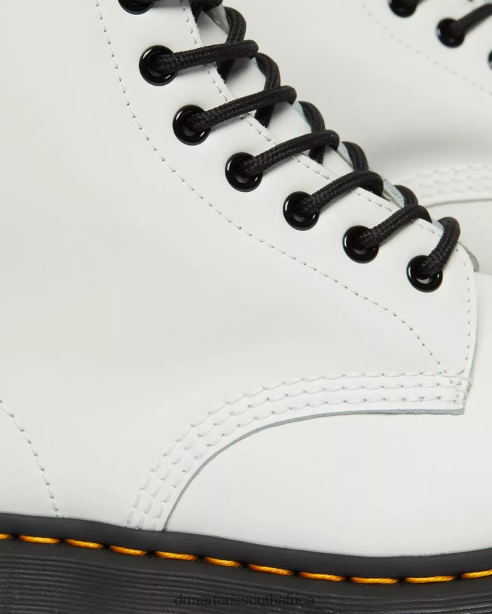 1460 Bex Smooth Leather Platform Boots Dr. Martens Women Footwear 2J208N183 White Smooth