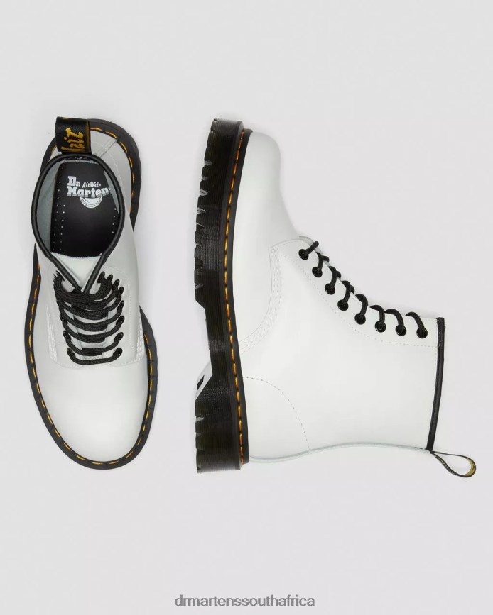 1460 Bex Smooth Leather Platform Boots Dr. Martens Women Footwear 2J208N183 White Smooth