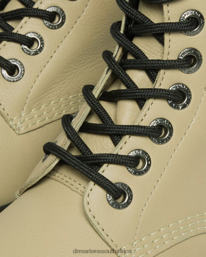 1460 Pascal Max Leather Platform Boots Dr. Martens Women Footwear 2J208N120 Pale Olive Pisa