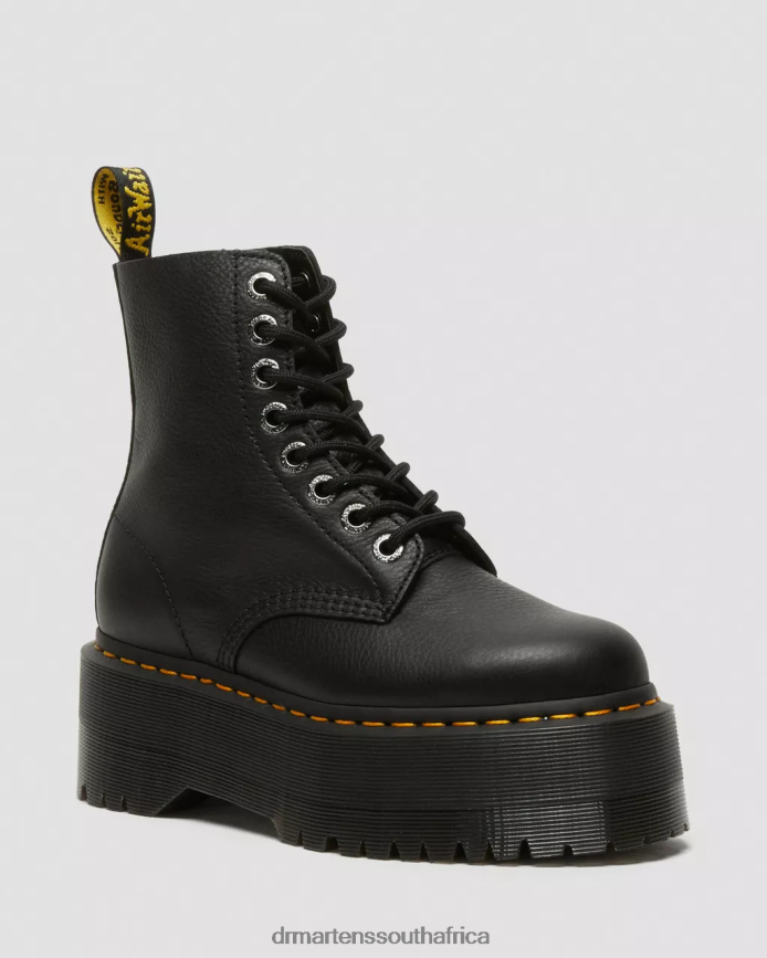 1460 Pascal Max Leather Platform Boots Dr. Martens Women Footwear 2J208N17 Black Pisa