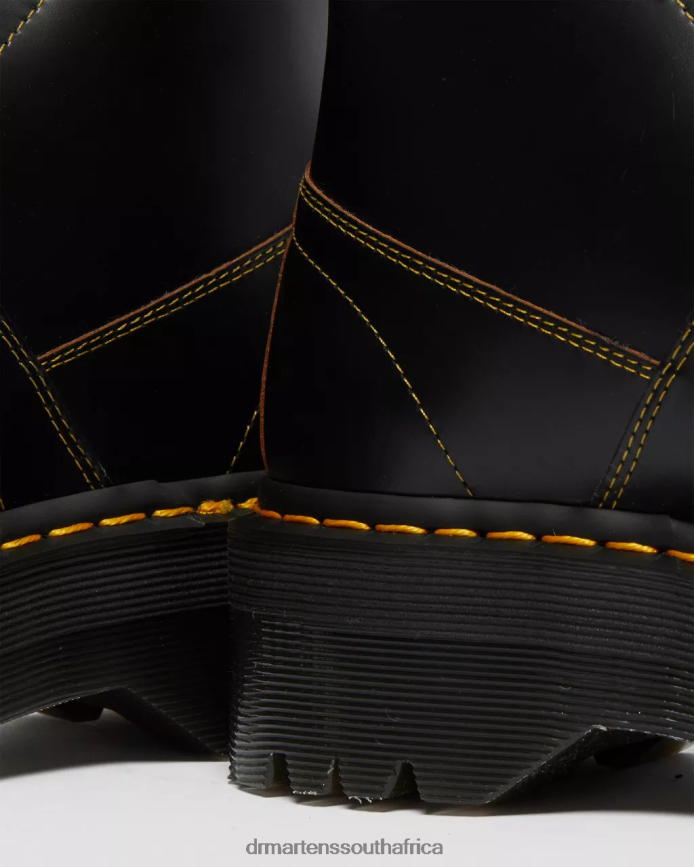 Church Platform Monkey Boots Dr. Martens Women Footwear 2J208N48 Black Vintage Smooth