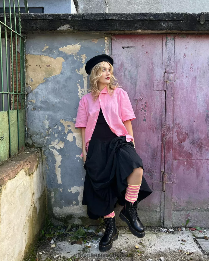 Jadon Boot Smooth Leather Platforms Dr. Martens Women Footwear 2J208N2 Black Polished Smooth