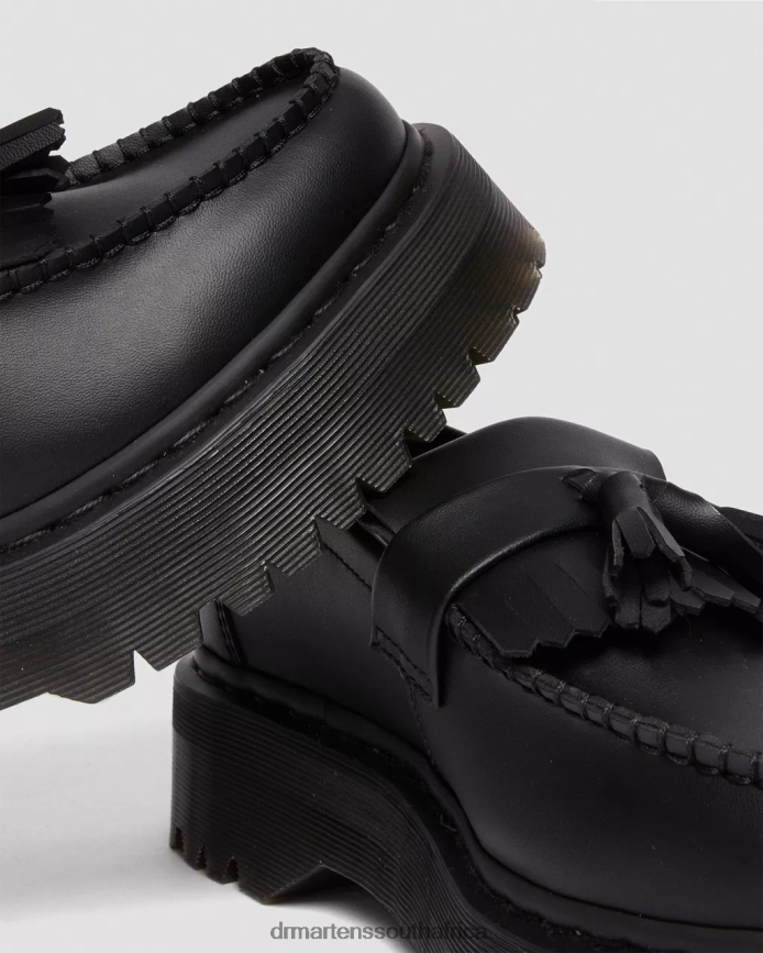 Vegan Adrian Felix Platform Tassel Loafers Dr. Martens Women Footwear 2J208N221 Black Felix Rub Off