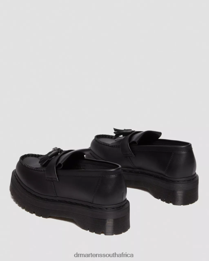 Vegan Adrian Felix Platform Tassel Loafers Dr. Martens Women Footwear 2J208N221 Black Felix Rub Off