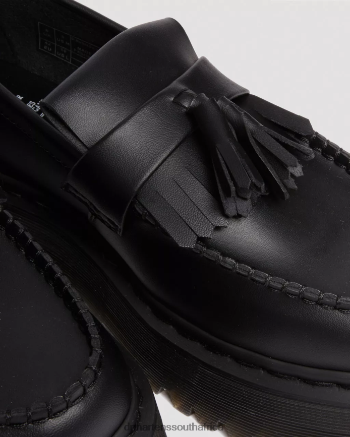 Vegan Adrian Felix Platform Tassel Loafers Dr. Martens Women Footwear 2J208N221 Black Felix Rub Off