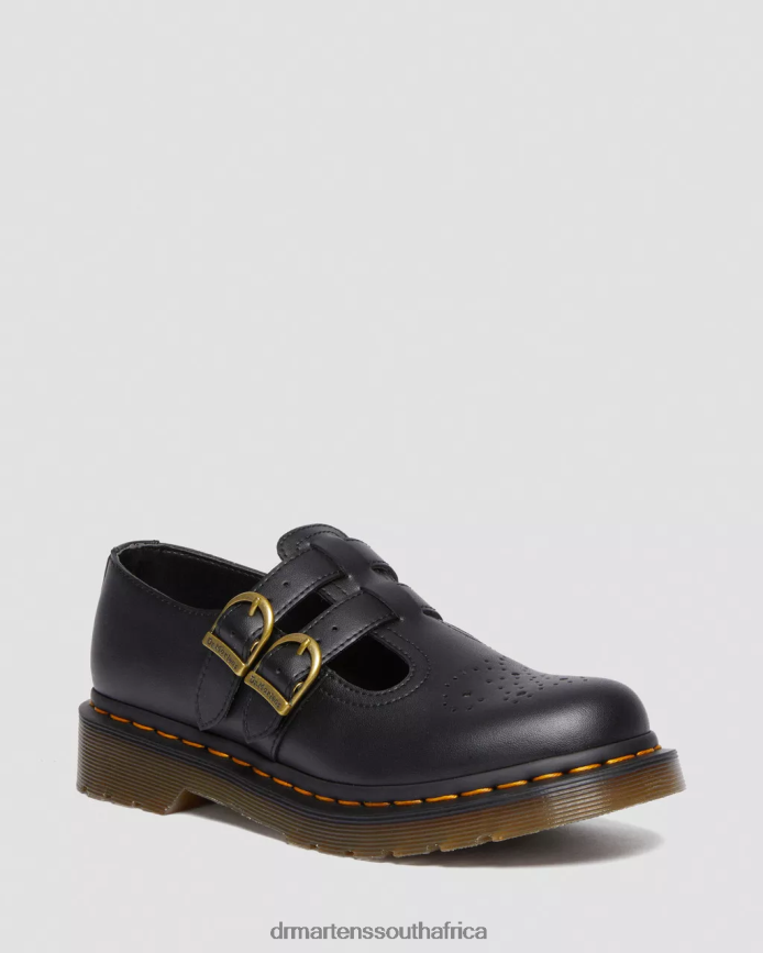 Vegan 8065 Felix Mary Jane Shoes Dr. Martens Women Footwear 2J208N336 Black Felix Rub Off