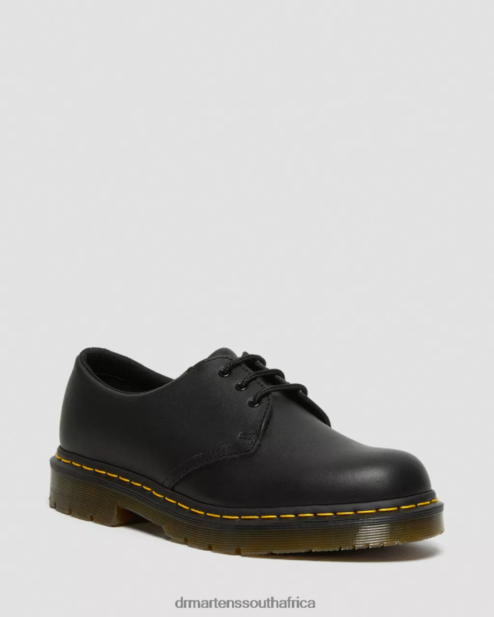 1461 Slip Resistant Leather Oxford Shoes Dr. Martens Women Footwear 2J208N297 Black Industrial Full Grain