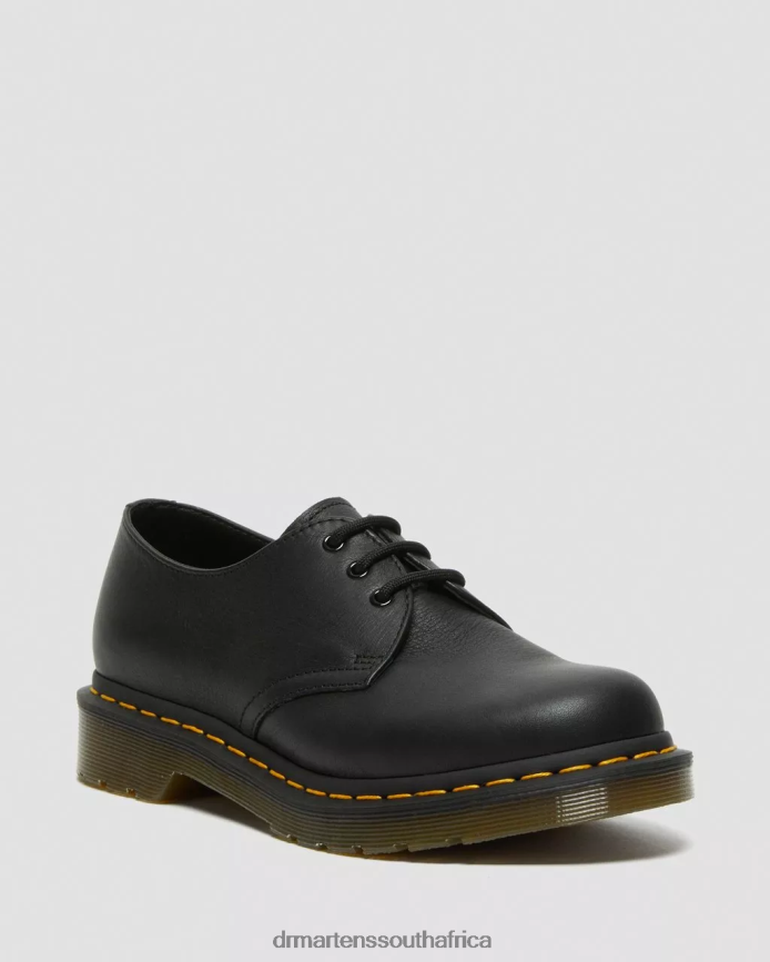1461 Virginia Leather Oxford Shoes Dr. Martens Women Footwear 2J208N286 Black Virginia