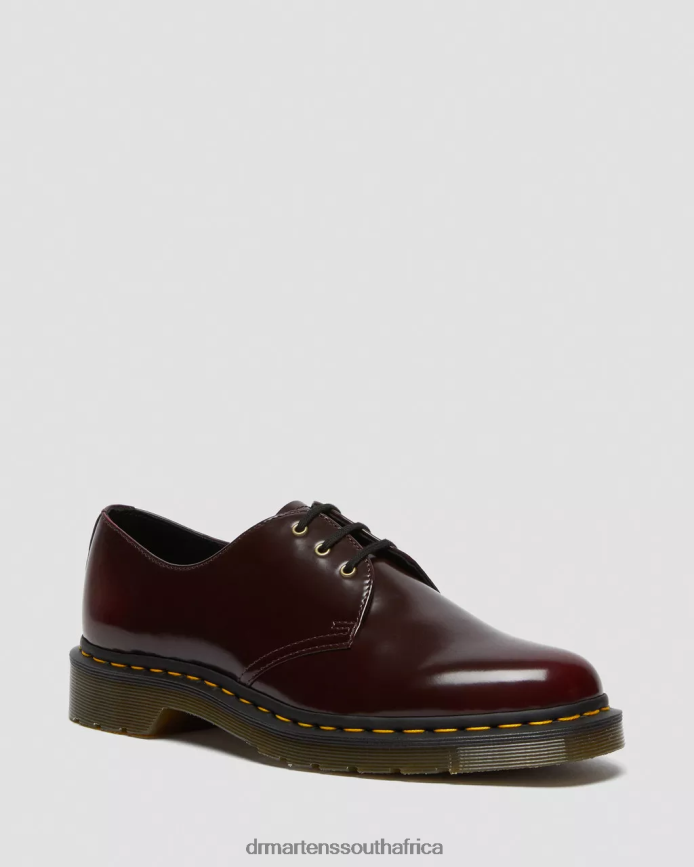 Vegan 1461 Oxford Shoes Dr. Martens Women Footwear 2J208N311 Cherry Red Oxford Rub Off