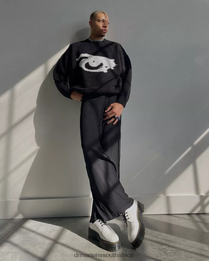 1461 Smooth Leather Platform Shoes Dr. Martens Women Footwear 2J208N230 White Polished Smooth