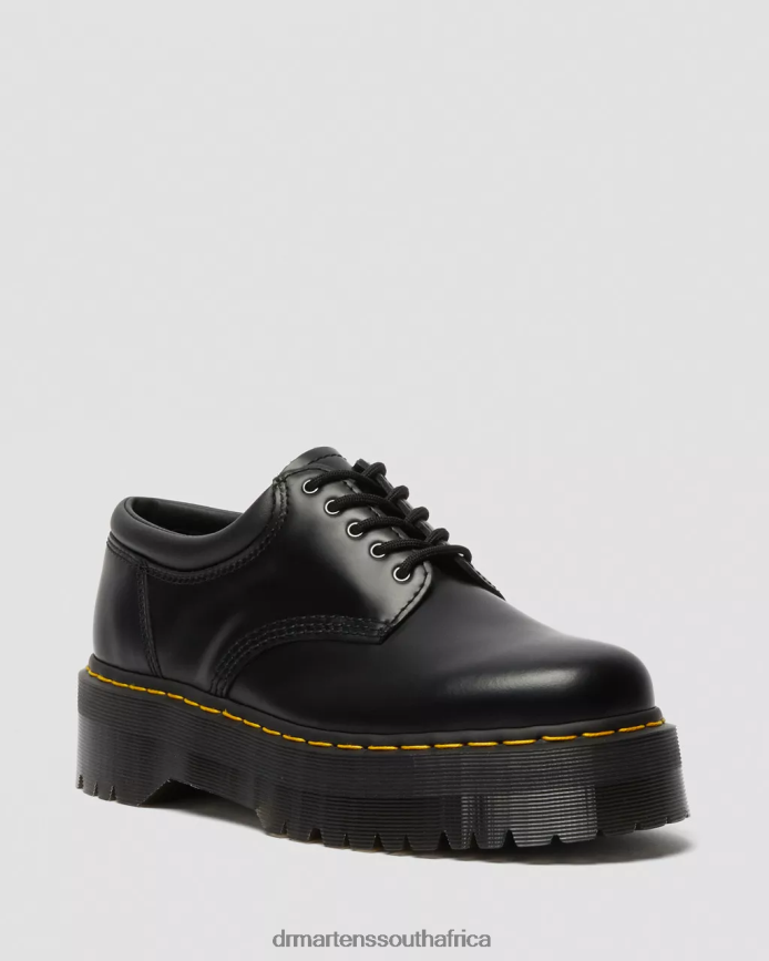 8053 Leather Platform Casual Shoes Dr. Martens Women Footwear 2J208N216 Black Polished Smooth