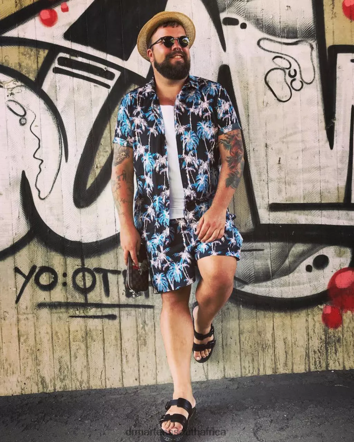 Myles Brando Leather Buckle Slide Sandals Dr. Martens Women Footwear 2J208N251 Black Brando