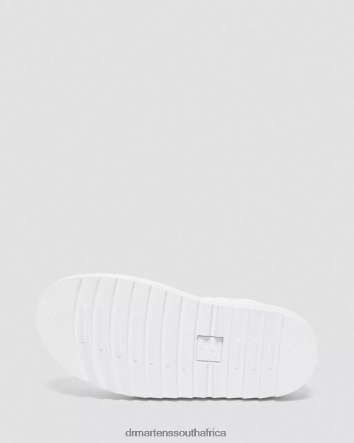 Voss Mono Hydro Leather Strap Sandals Dr. Martens Women Footwear 2J208N352 White Hydro